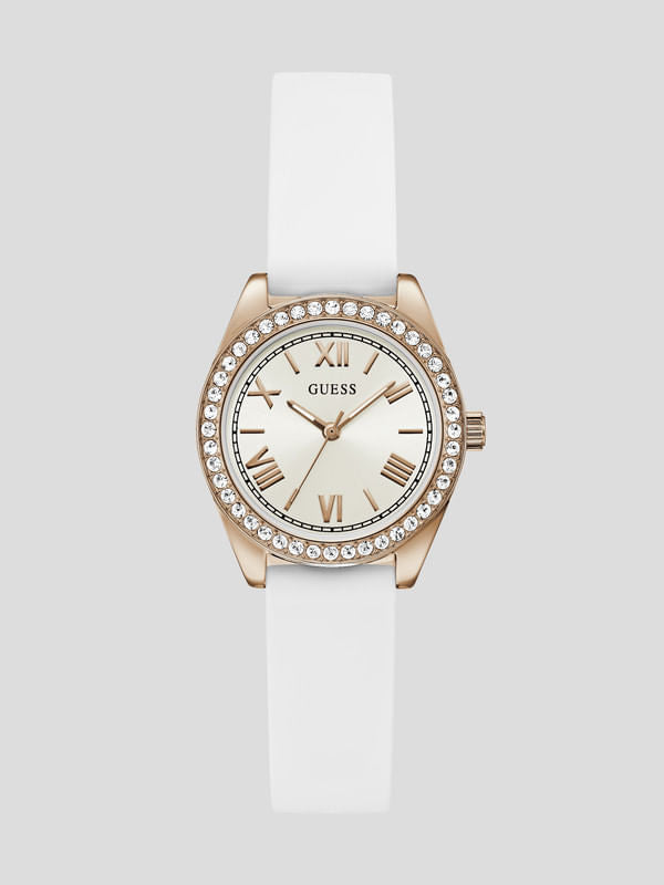Reloj Guess Mini Luna Blanco