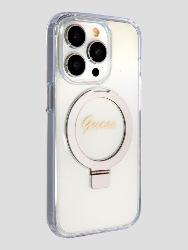 Funda Para Celular iPhone 15 Pro Guess Magsafe Ring Stand