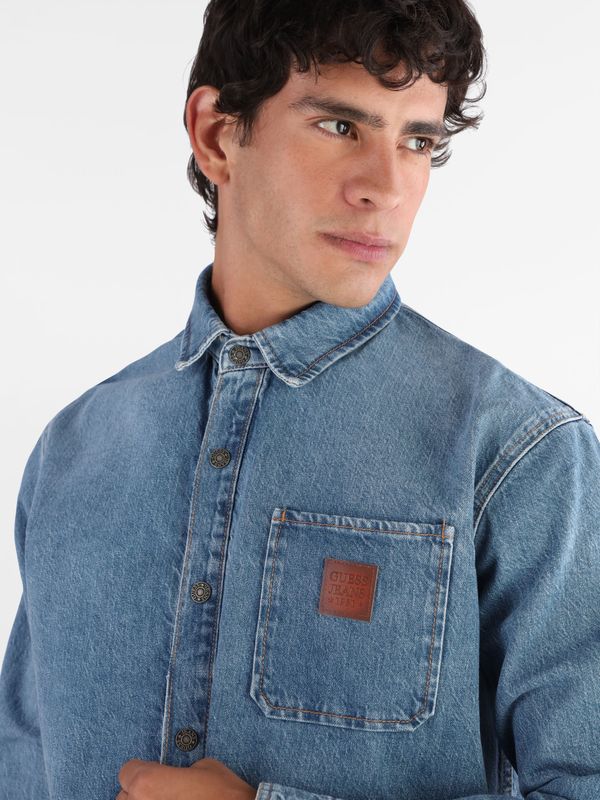 Camisa Guess Oversize - Guess Jeans x HYUNJIN