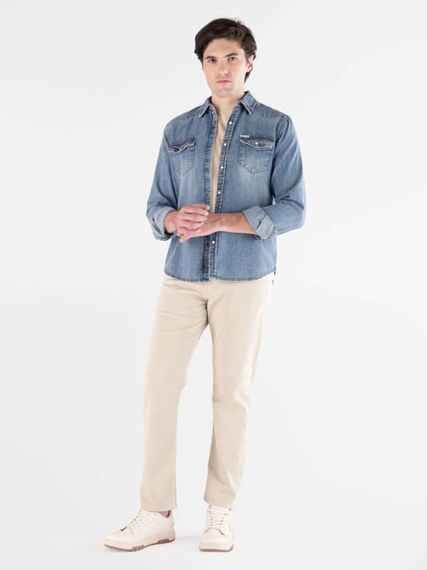 Camisa Guess Denim - Guess Jeans