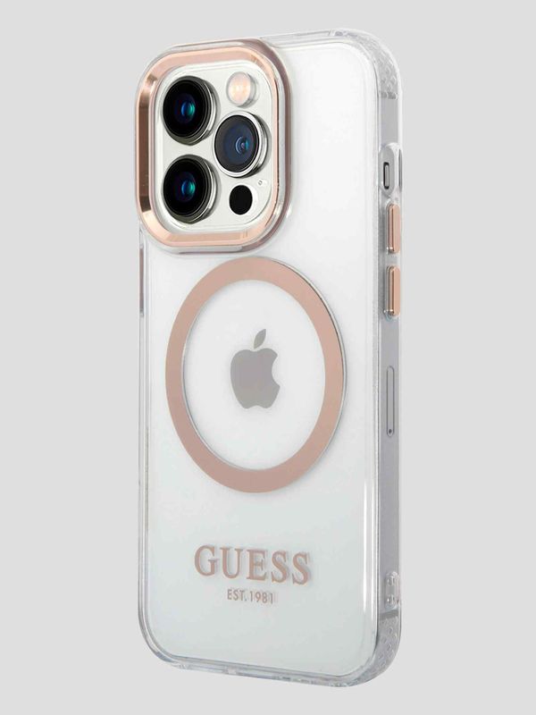 Funda Para Celular iPhone 14 Pro Guess Outline Magsafe