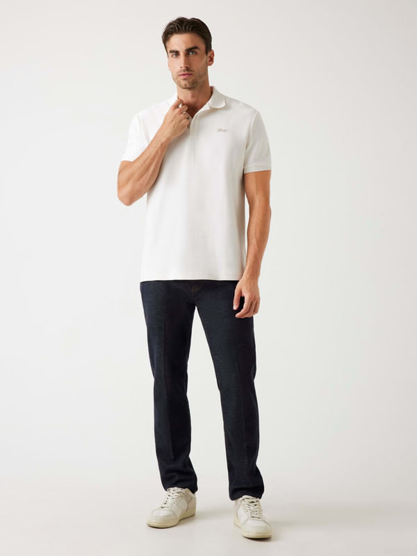 Playera Tipo Polo Guess Logo