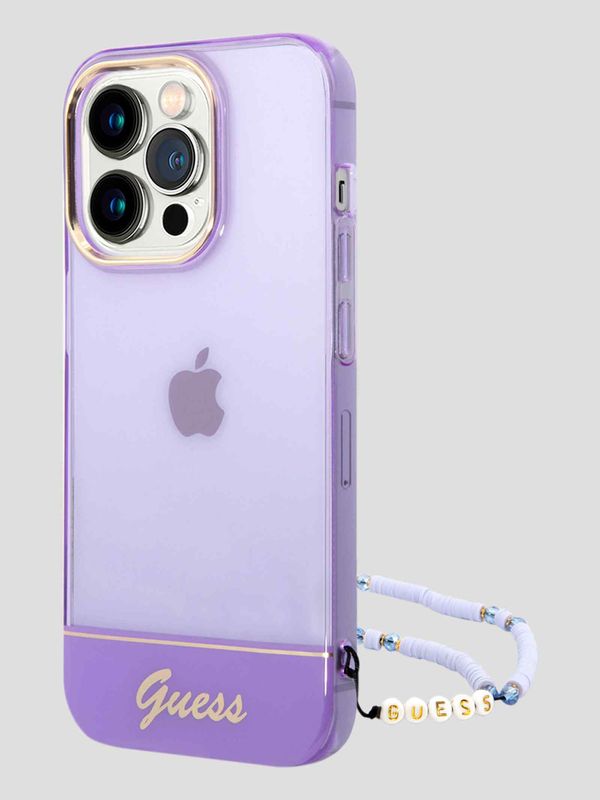 Funda Para Celular iPhone 14 Pro Max Guess Translucent Strap M