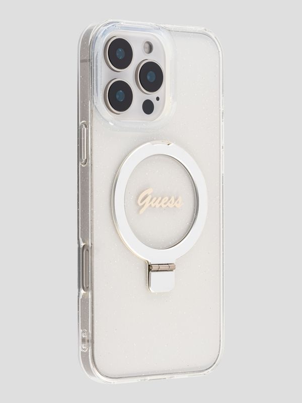 Funda Para Celular Iphone 16 Pro Max Guess Metal Stand