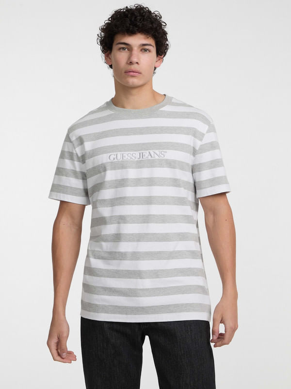 Playera Guess Striped - Guess Jeans x HYUNJIN
