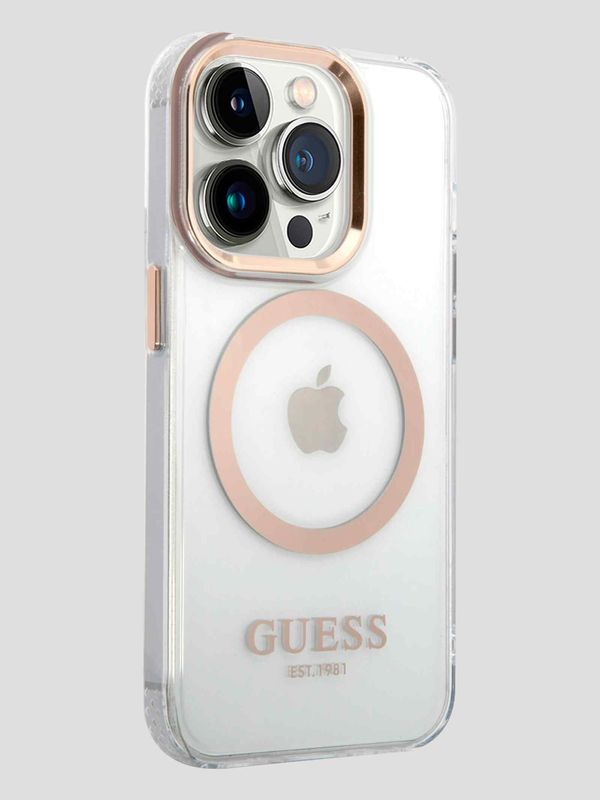 Funda Para Celular iPhone 14 Pro Guess Outline Magsafe