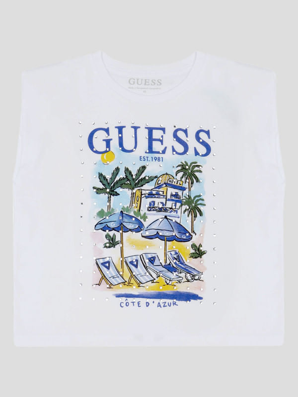 Playera Guess Kids Para Niña