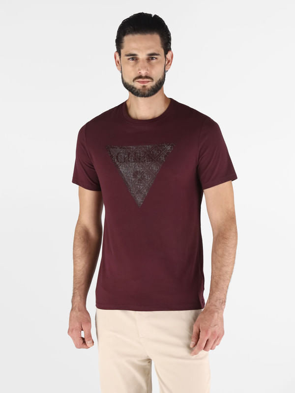 Playera Guess Shiny Triangle