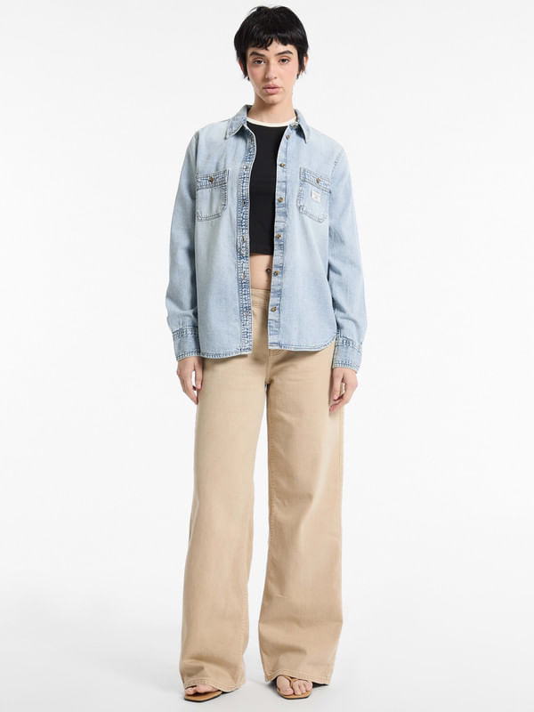 Camisa Guess Denim - Guess Jeans