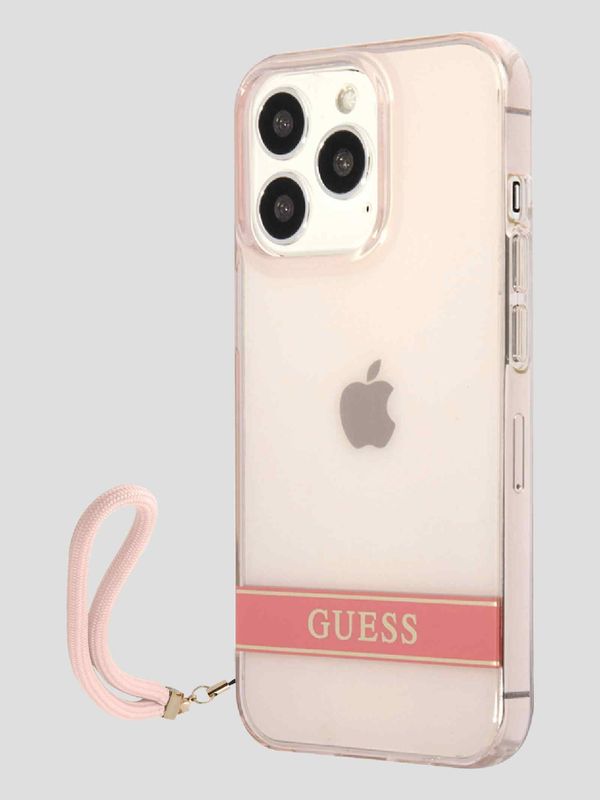 Funda Para Celular iPhone 14 Pro Max Guess Translucent Stripe