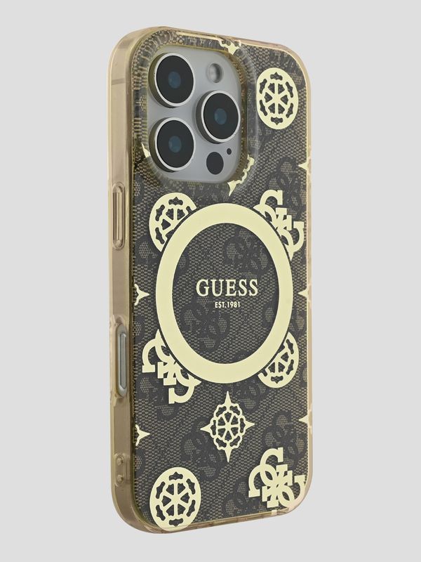 Funda Para Celular Iphone 16 Pro Guess Magsafe Peony