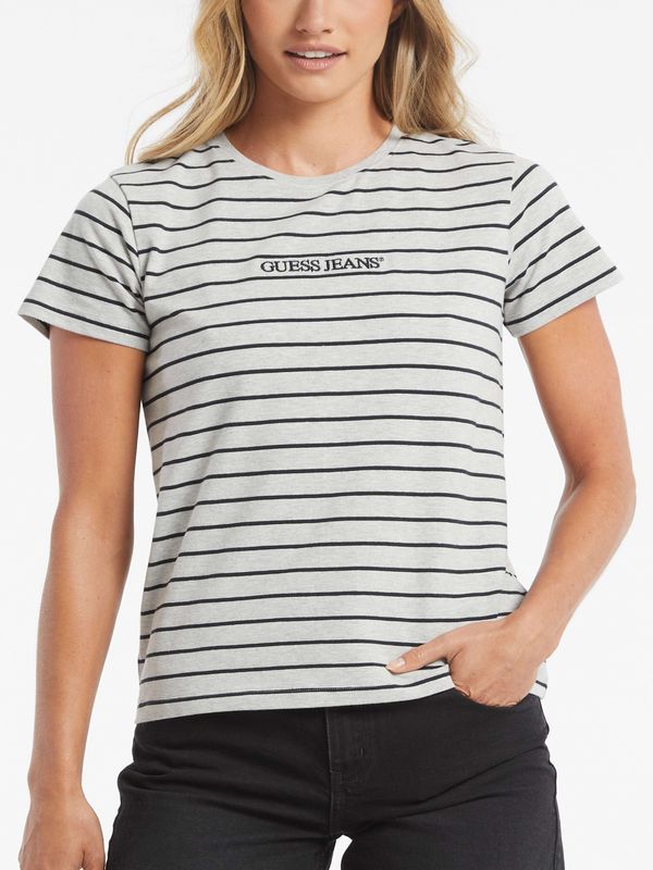 Playera Guess Striped - Guess Jeans