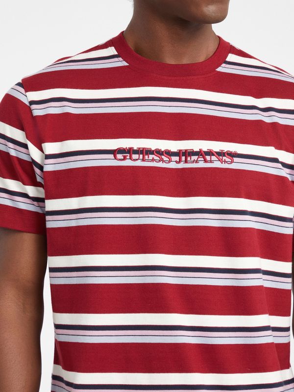 Playera Guess Striped - Guess Jeans x HYUNJIN