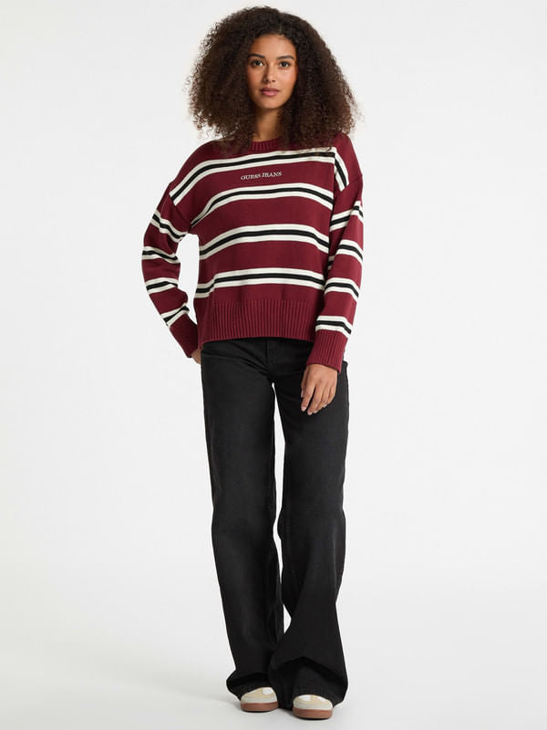 Suéter Guess Striped - Guess Jeans