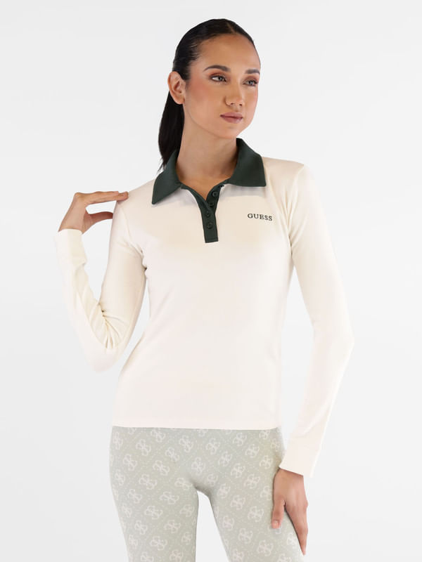 Playera Tipo Polo Guess Active Fabia