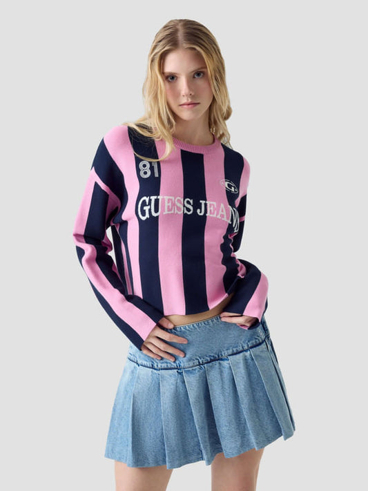 Suéter Guess Striped - Guess Jeans