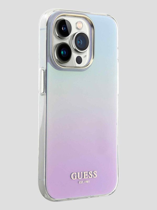 Funda Para Celular iPhone 14 Pro Max Guess Iridescent Gold