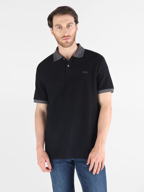 Playera Tipo Polo Guess Logo