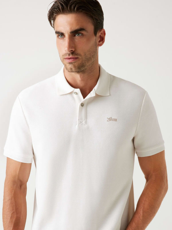 Playera Tipo Polo Guess Logo