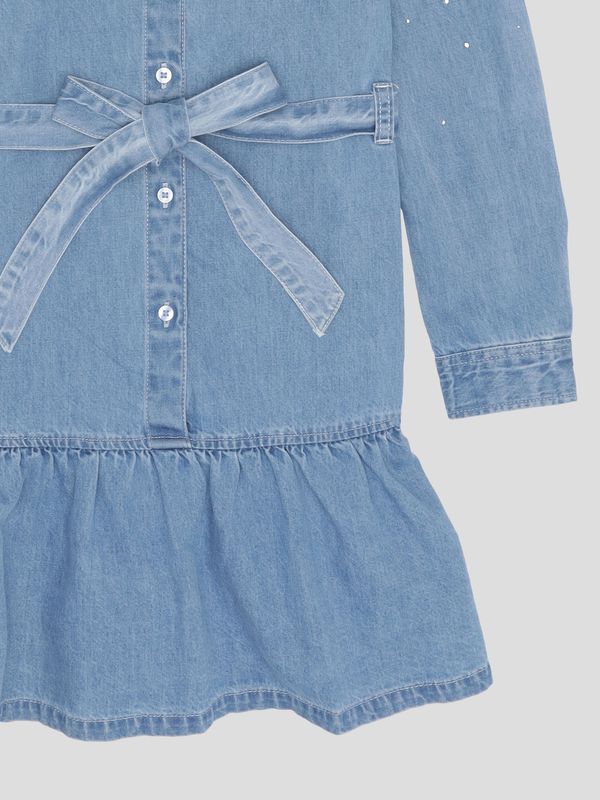 Vestido Guess Kids Denim Para Niña