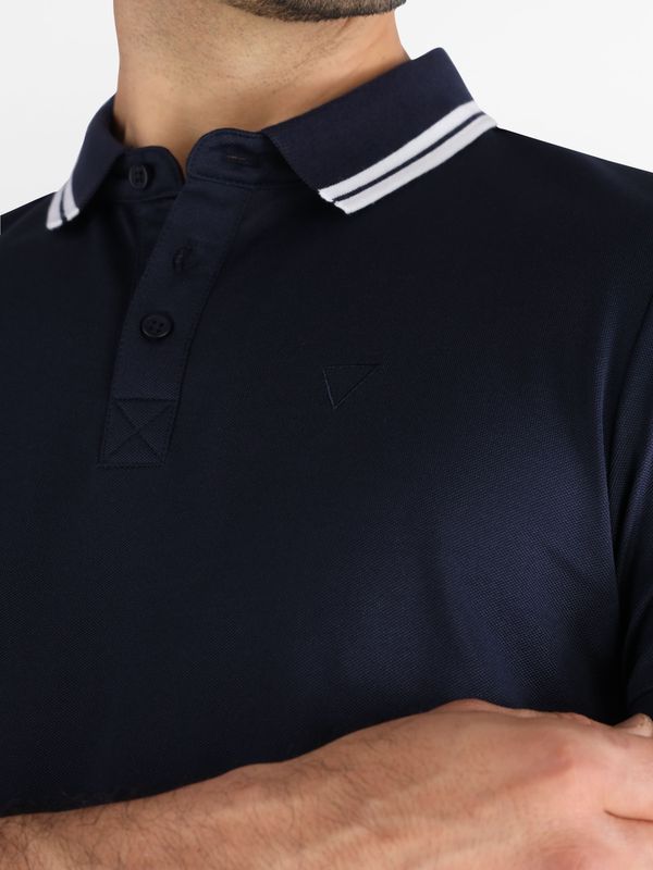 Playera Tipo Polo Guess Pique