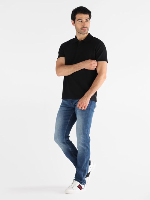 Playera Tipo Polo Guess Waffle