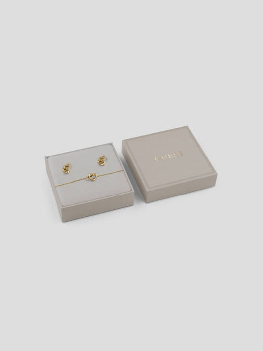 Set de Aretes y Brazalete Guess Beloved