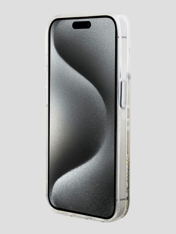 Funda Para Celular iPhone 15 Pro Guess Glitter Sripe