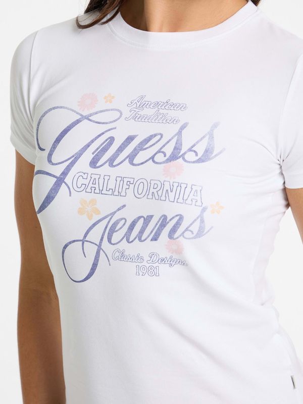 Playera Guess Flower Tee - Guess Jeans