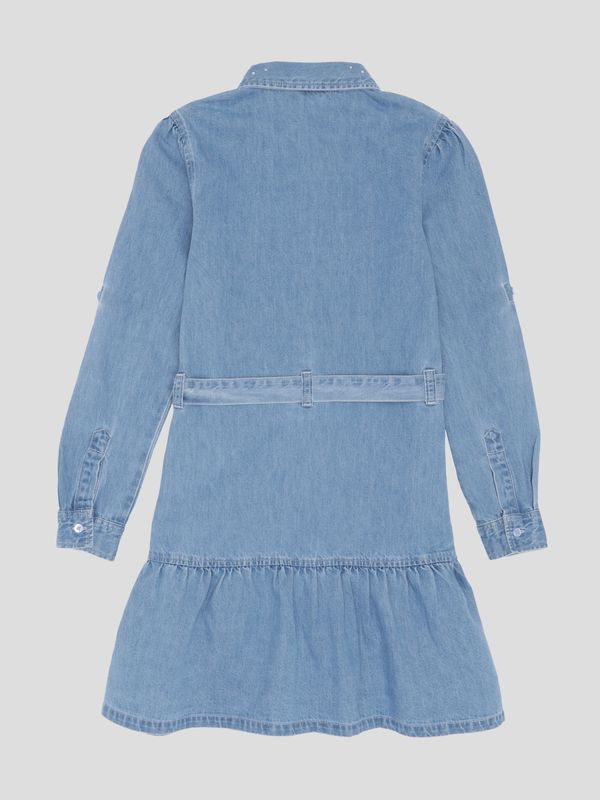 Vestido Guess Kids Denim Para Niña