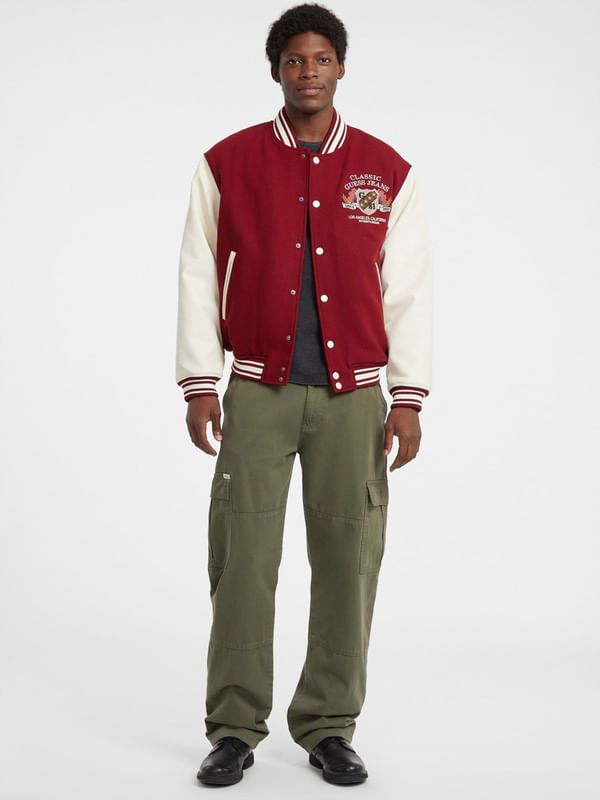 Chamarra Guess Letterman - Guess Jeans