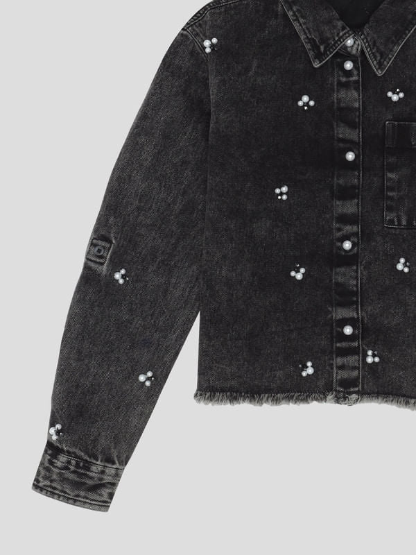 Camisa Guess Kids Denim Para Niña
