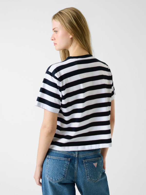Playera Guess Striped - Guess Jeans x HYUNJIN