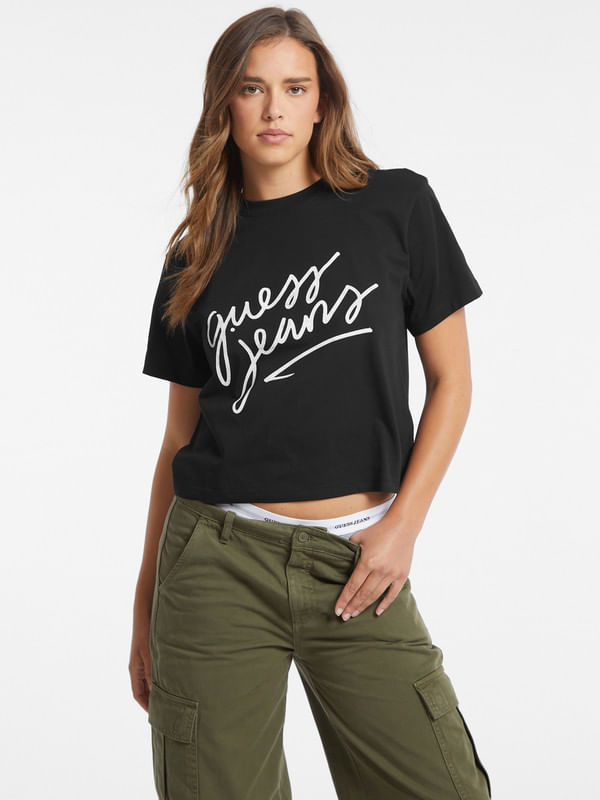 Playera Guess Boxy - Guess Jeans