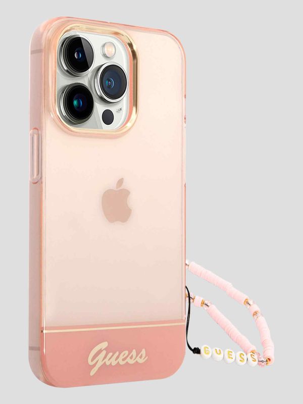 Funda Para Celular iPhone 14 Pro Max Guess Translucent Strap