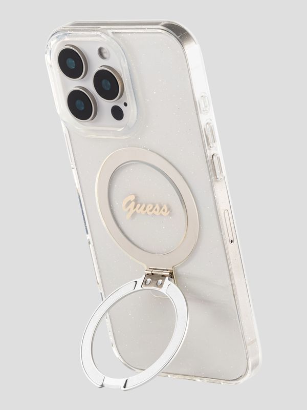 Funda Para Celular Iphone 16 Pro Max Guess Metal Stand