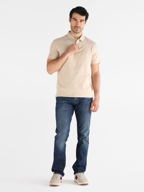 Playera Tipo Polo Guess Jacquard