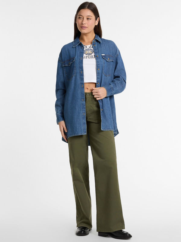 Camisa Guess Denim - Guess Jeans