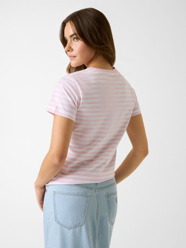 Playera Guess Striped - Guess Jeans
