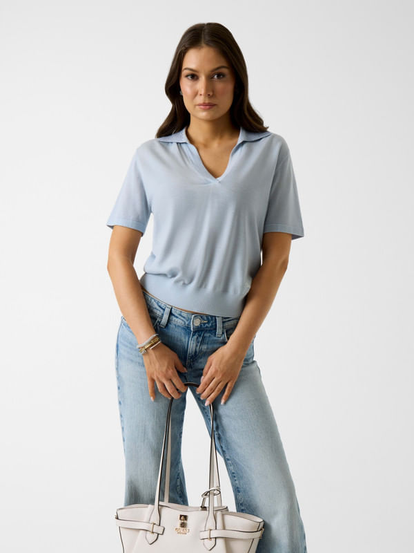 Playera Tipo Polo Guess Stormi