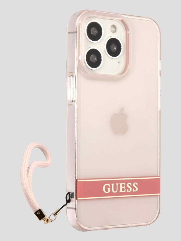 Funda Para Celular iPhone 14 Pro Max Guess Translucent Stripe